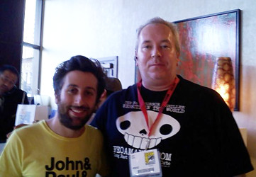 Simon Helberg and Kelly Parks