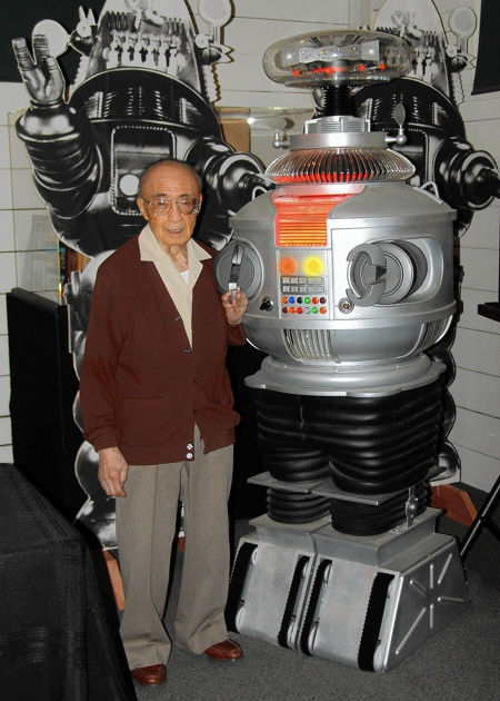 Robert Kinoshita and Robby the Robot