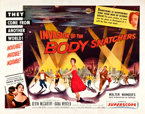 Invasion of the Body Snatchers - 1956 placard