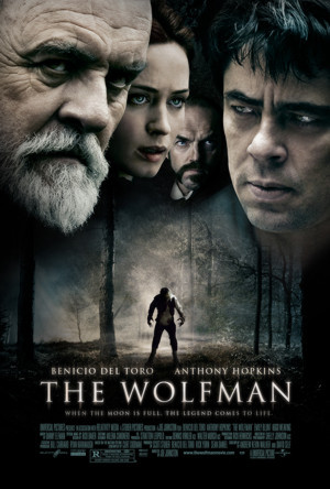 The Wolfman 2010 Movie. The Wolfman star poster
