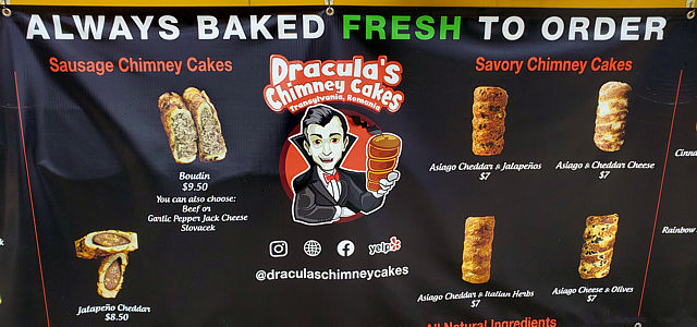 Dracula Chimney Cakes